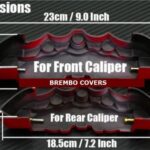Authentic Brembo RED Brake Caliper Covers Kit - LK Auto Factors