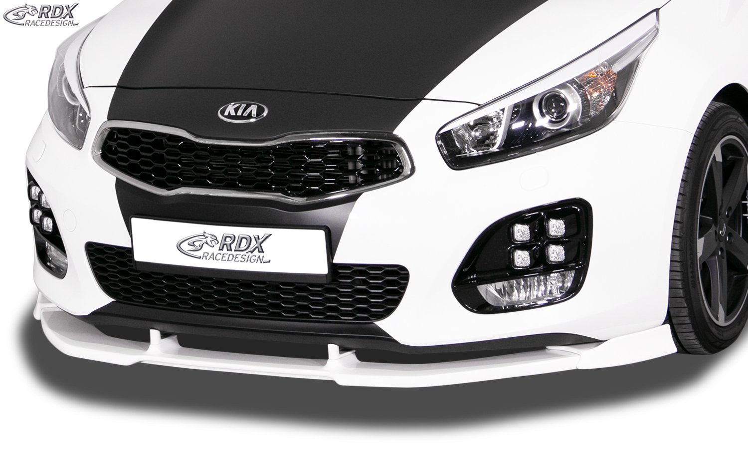 LK Front Spoiler VARIO-X for KIA Ceed, Ceed SW, Pro Ceed GT & GT-Line Typ JD (2015+) Front Lip Splitter