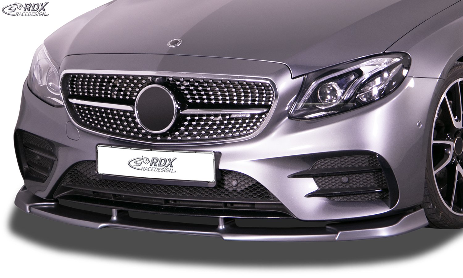 LK Front Spoiler VARIO-X for MERCEDES E-Class AMG-Line & E43 AMG W213 / S213 (2016-2020) "Design 2"