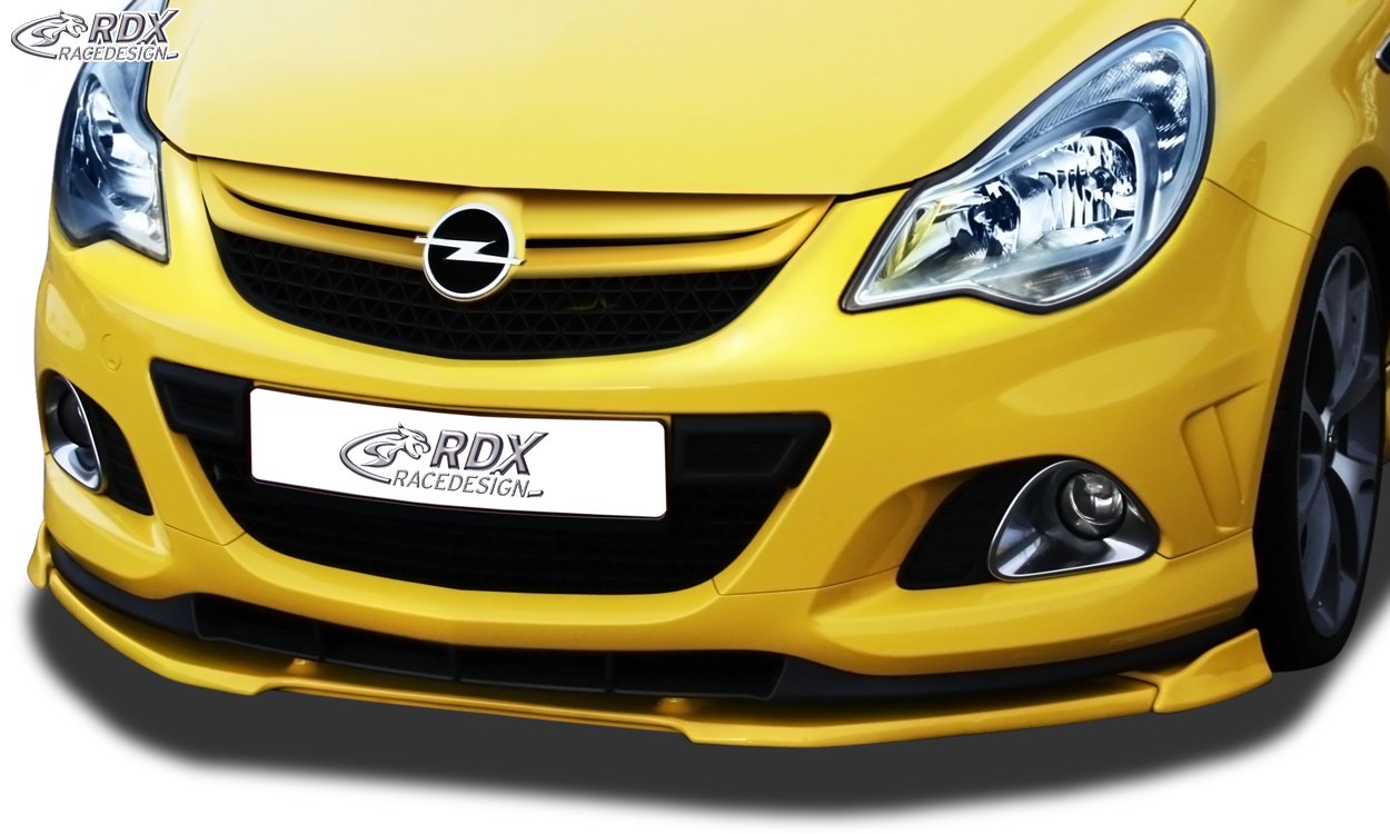 LK Front Spoiler VARIO-X for OPEL/VAUXHALL Corsa D Facelift OPC 2010+ Nuerburgring Edition (Fit for OPC and Cars with OPC Frontbumper and NRE-Lip) Front Lip Splitter