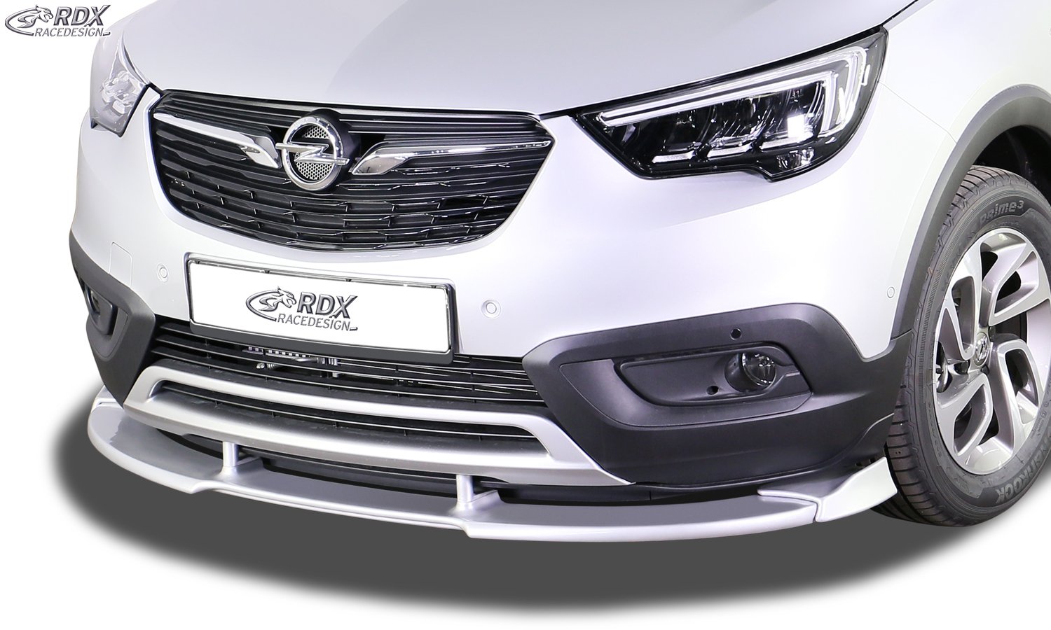 LK Front Spoiler VARIO-X for OPEL/VAUXHALL Crossland X Front Lip Splitter