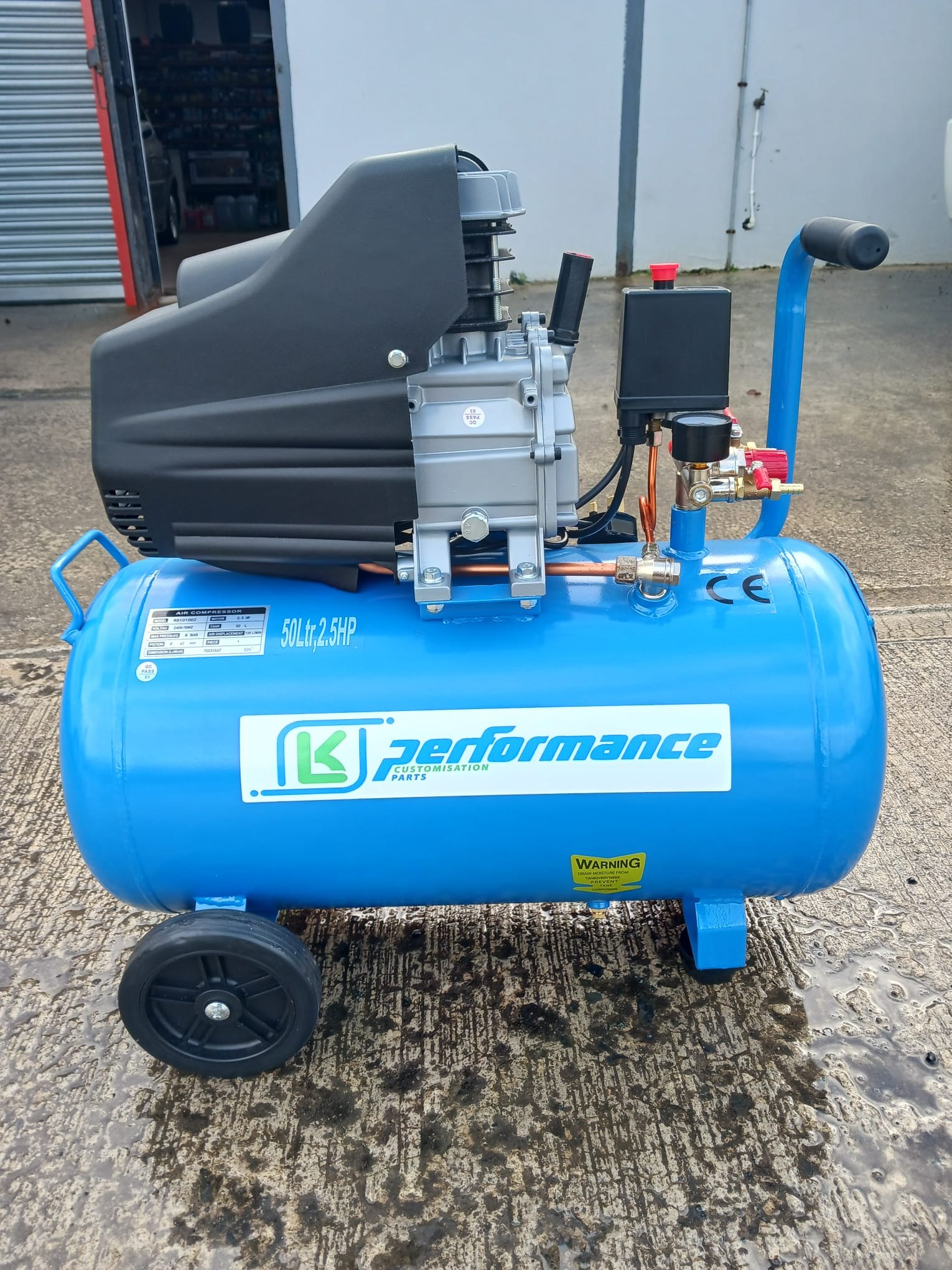 NewLK Performance 50Litre Air Compressor 2HP 8 Bar