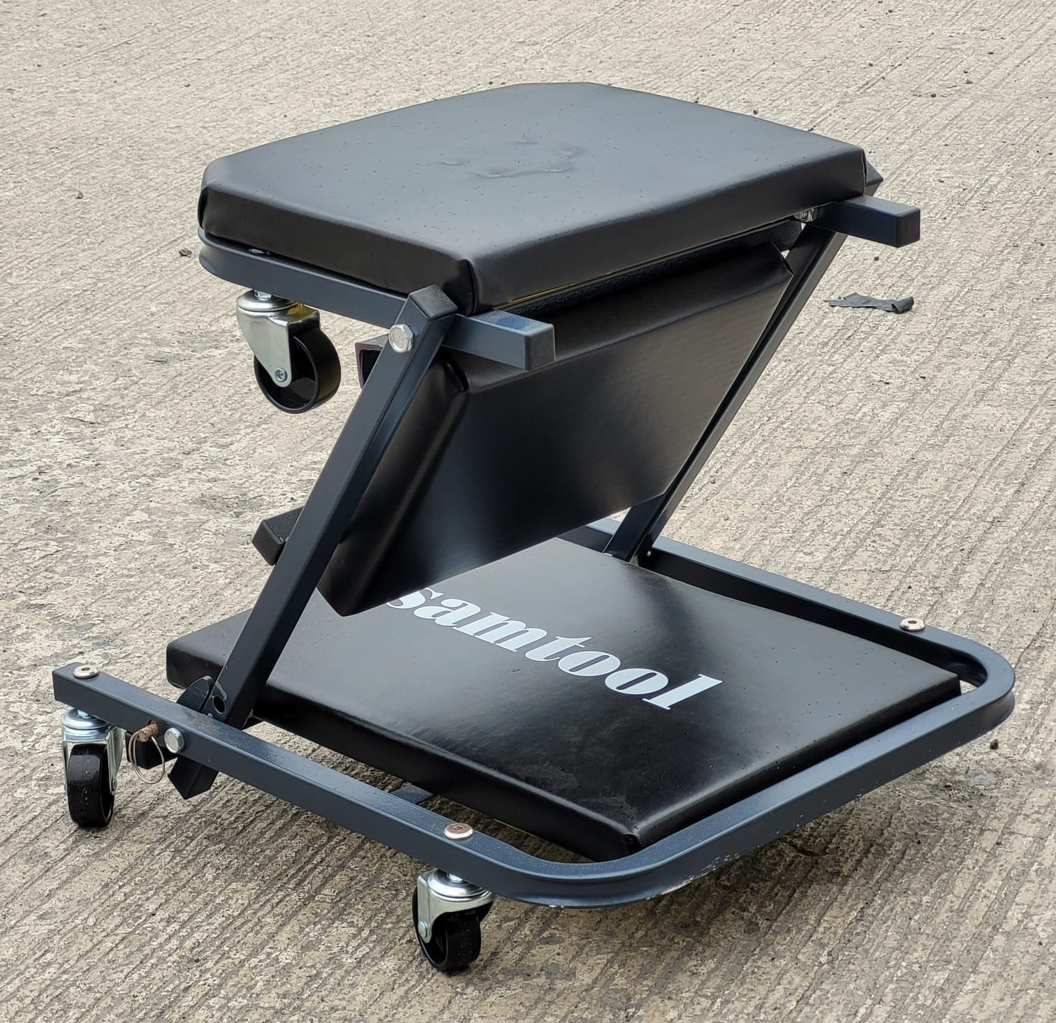 SamTools™ 36" 2 in 1 Z Type Steel Mechanics Car Creeper To Seat Foldable